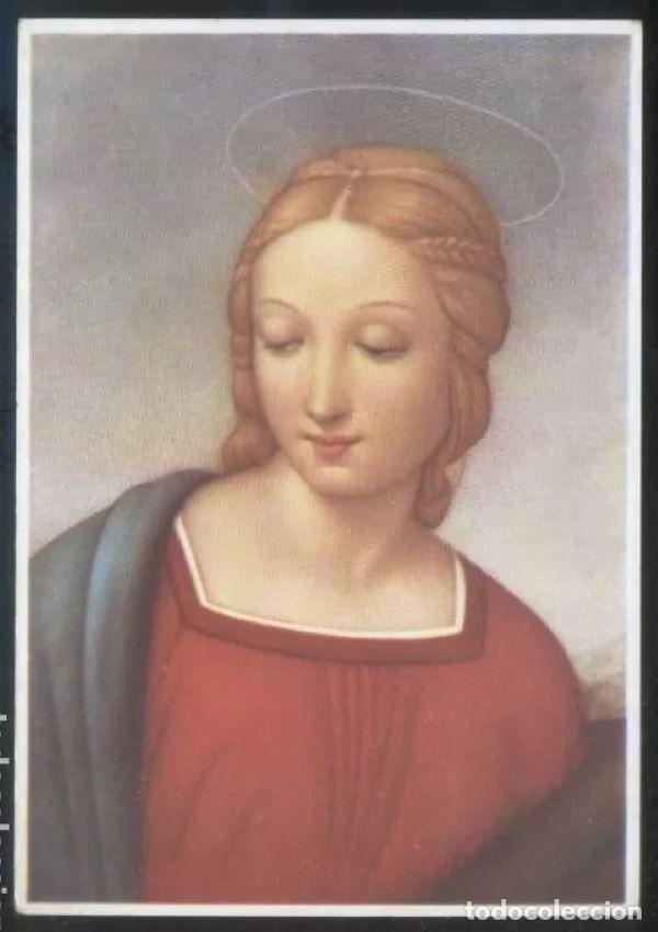 Postkarten: *Rafael - La Virgen del pajarito* Galleria Uffizi, Florencia. Ed. L.T. n&ordm; 2013. Nueva.