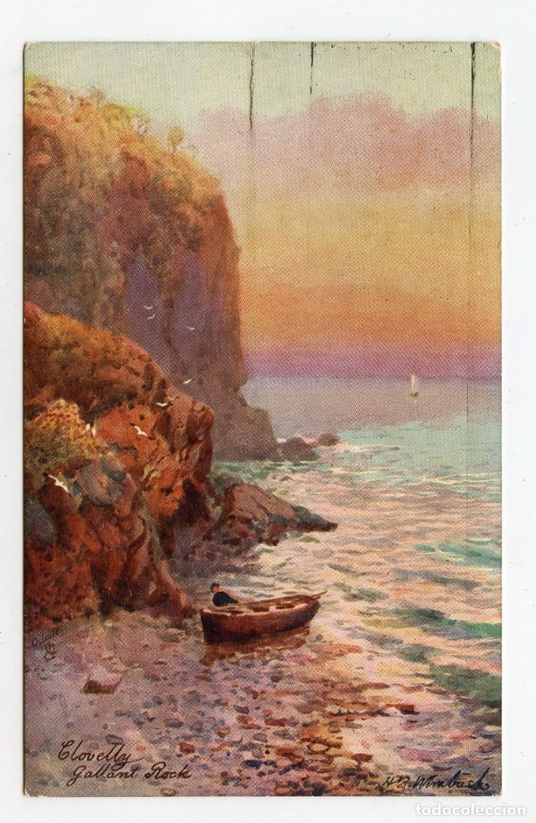 Postales: Postal de Raphael Tuck & Sons. OILETTE. Clovella Postcard 464 C&ntilde;ovellas Gallant Rock