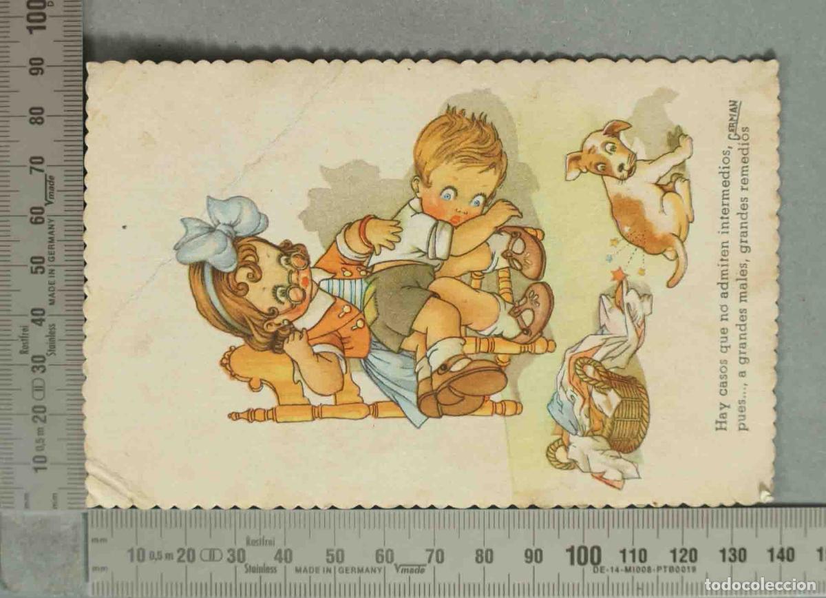 Postales: POSTAL. GERMAN. HAY CASOS QUE NO ADMITEN INTERMEDIOS, PUES... A GRANDES MALES, - GERMAN