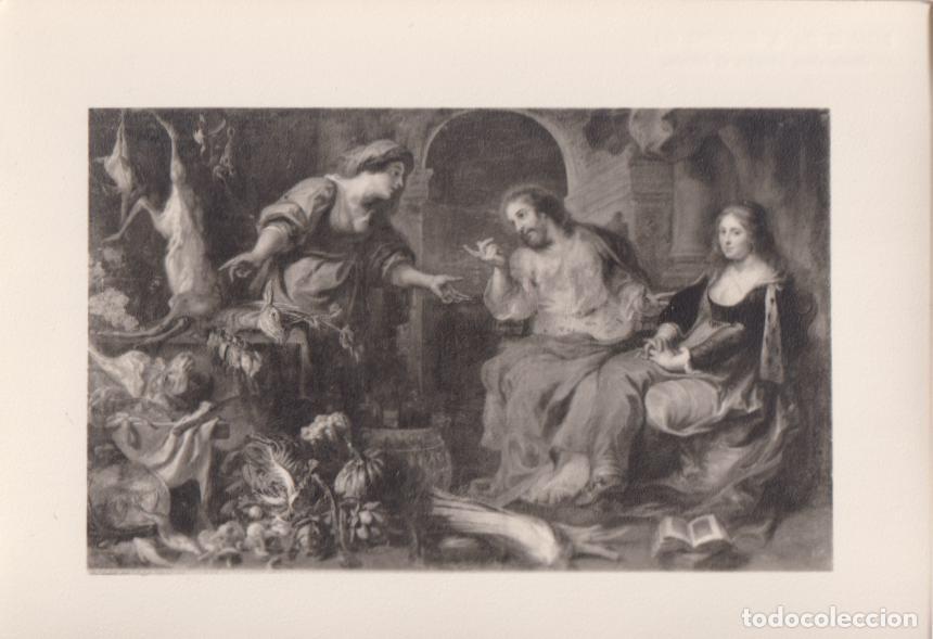 Postales: POSTAL DE LA OBRA DE RUBENS & SNYDERS, JES&Uacute;S CON MARTA Y MARIA - PHOTO SALLIS - S/C
