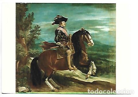 Postales: &rdquo; FELIPE IV ECUESTRE / EQUESTRIAN PORTRAIT OF FELIPE IV &rdquo;.- (VELAZQUEZ).- MUSEO DEL PRADO
