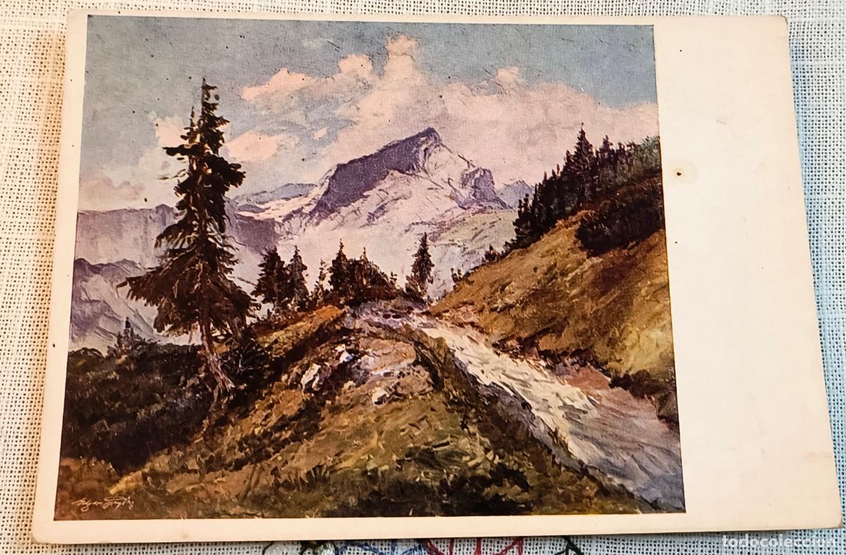 Postales: POSTAL ARTE | PAISAJE ALPINO / EDGAR FREYBERG