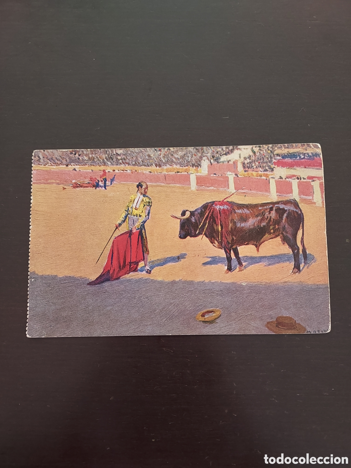 Postales: Postal arte taurino de Mariano Bertuchi