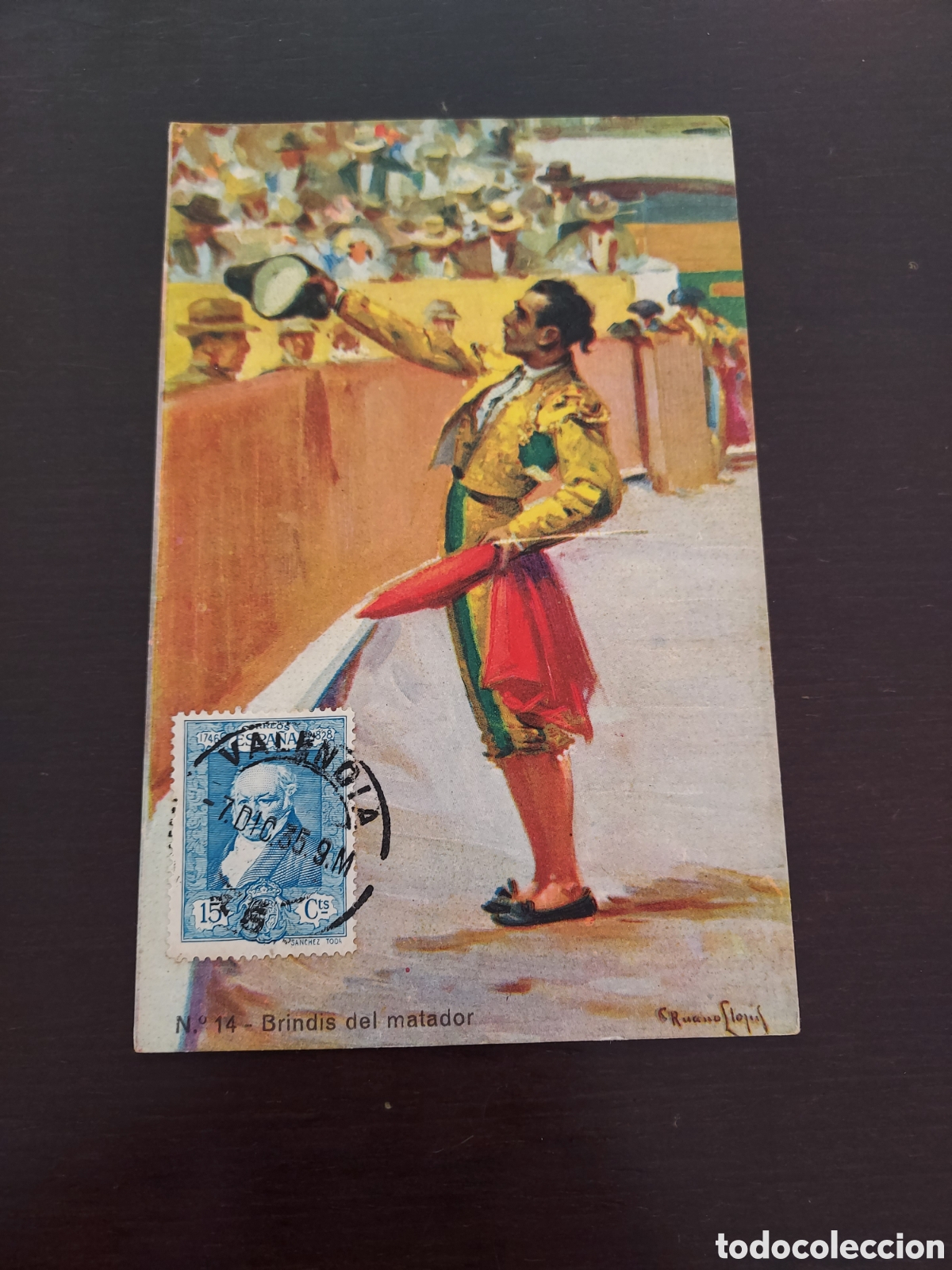 Postales: Postal num 14 - Brindis del matador