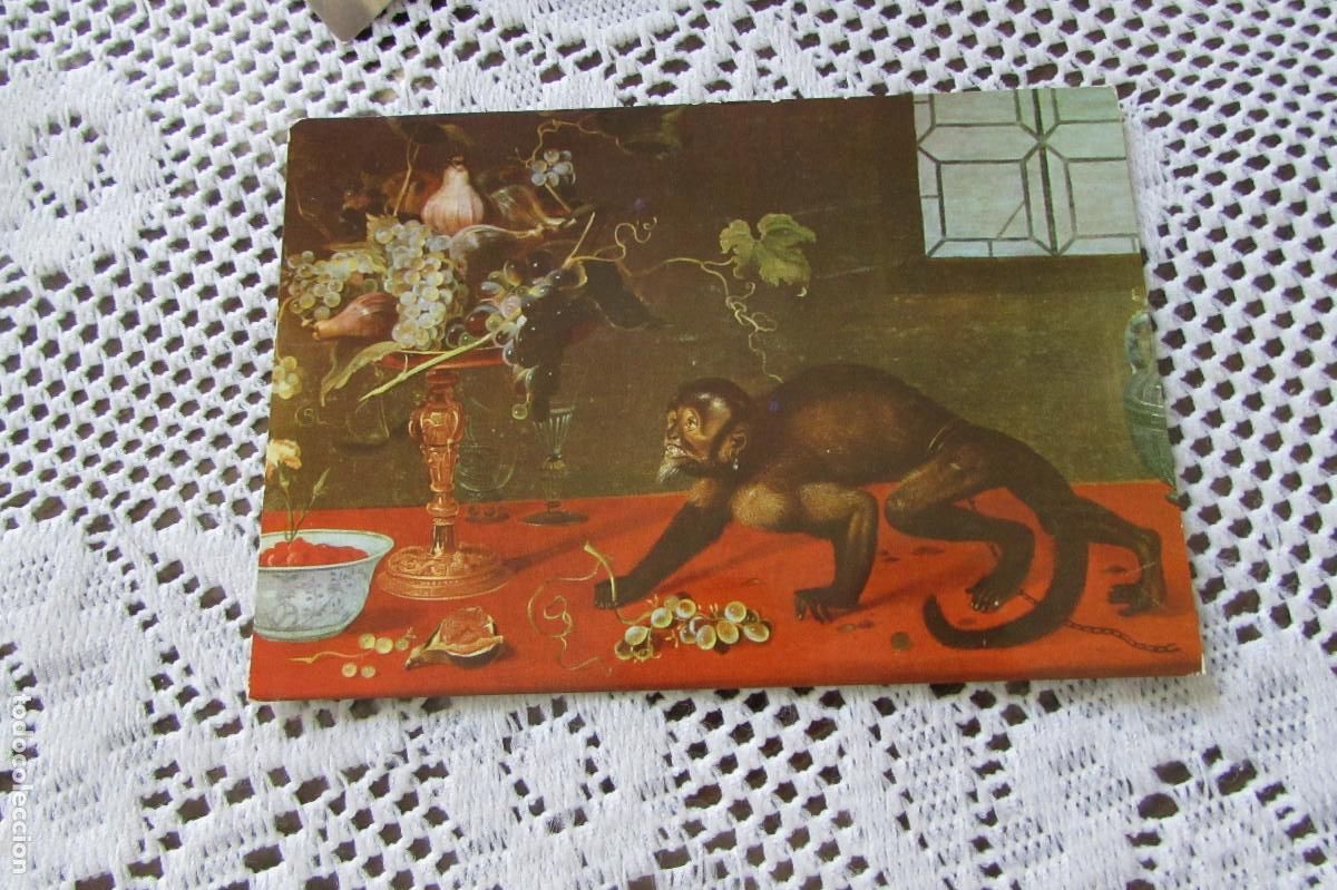 Postales: Bodegon. Tabla siglo XVI. Aranjuez Palacio Real. Ed. Patrimonio Nacional. n. 23