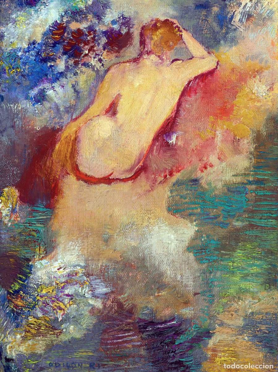 Postales: Postal del cuadro Naissance de V&eacute;nus de Odilon Redon. Pintura, Arte, Simbolismo, Nacimiento de Venus