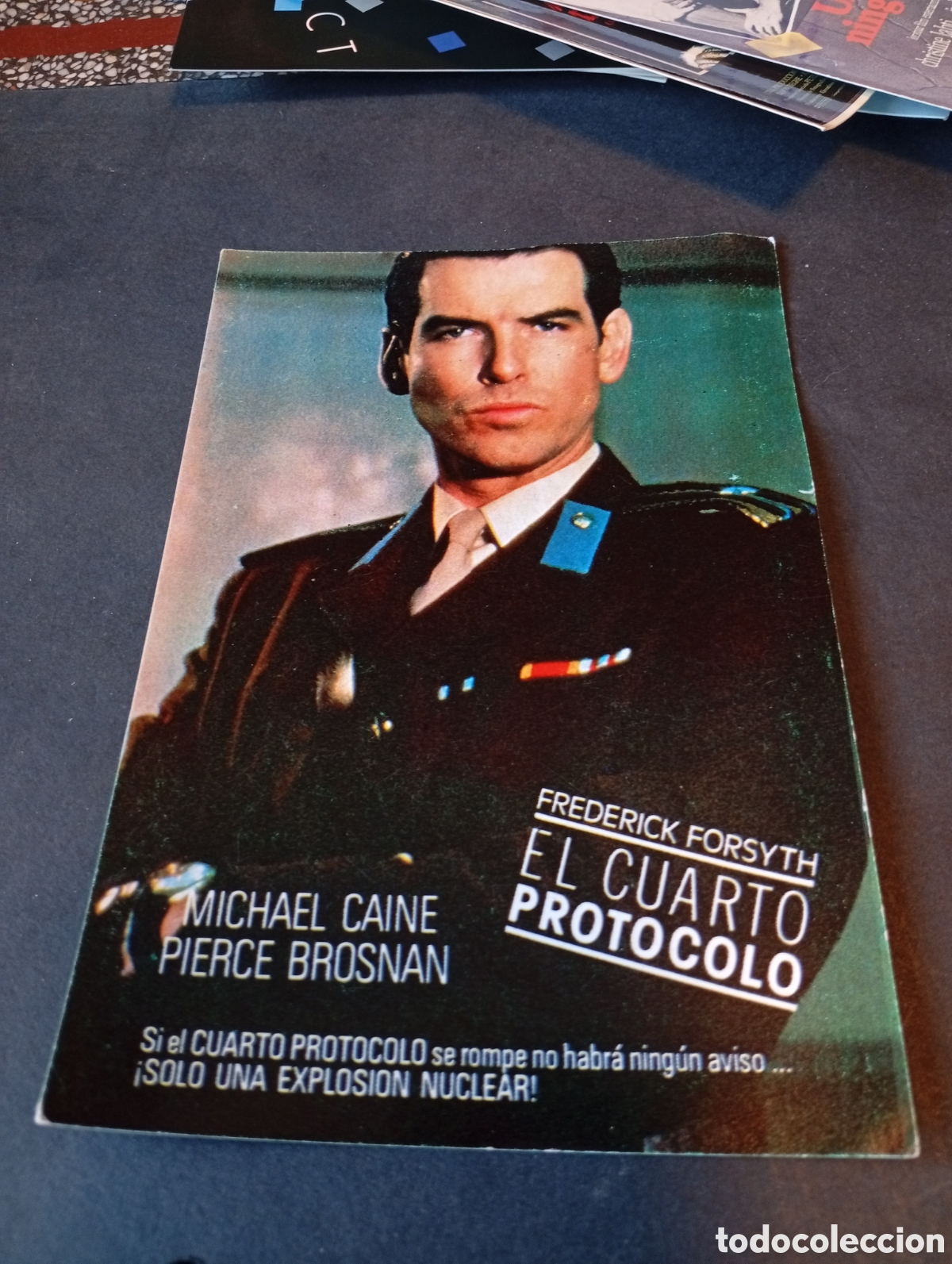 Postales: Postal Cine el cuarto protocolo Pierce Brosnan