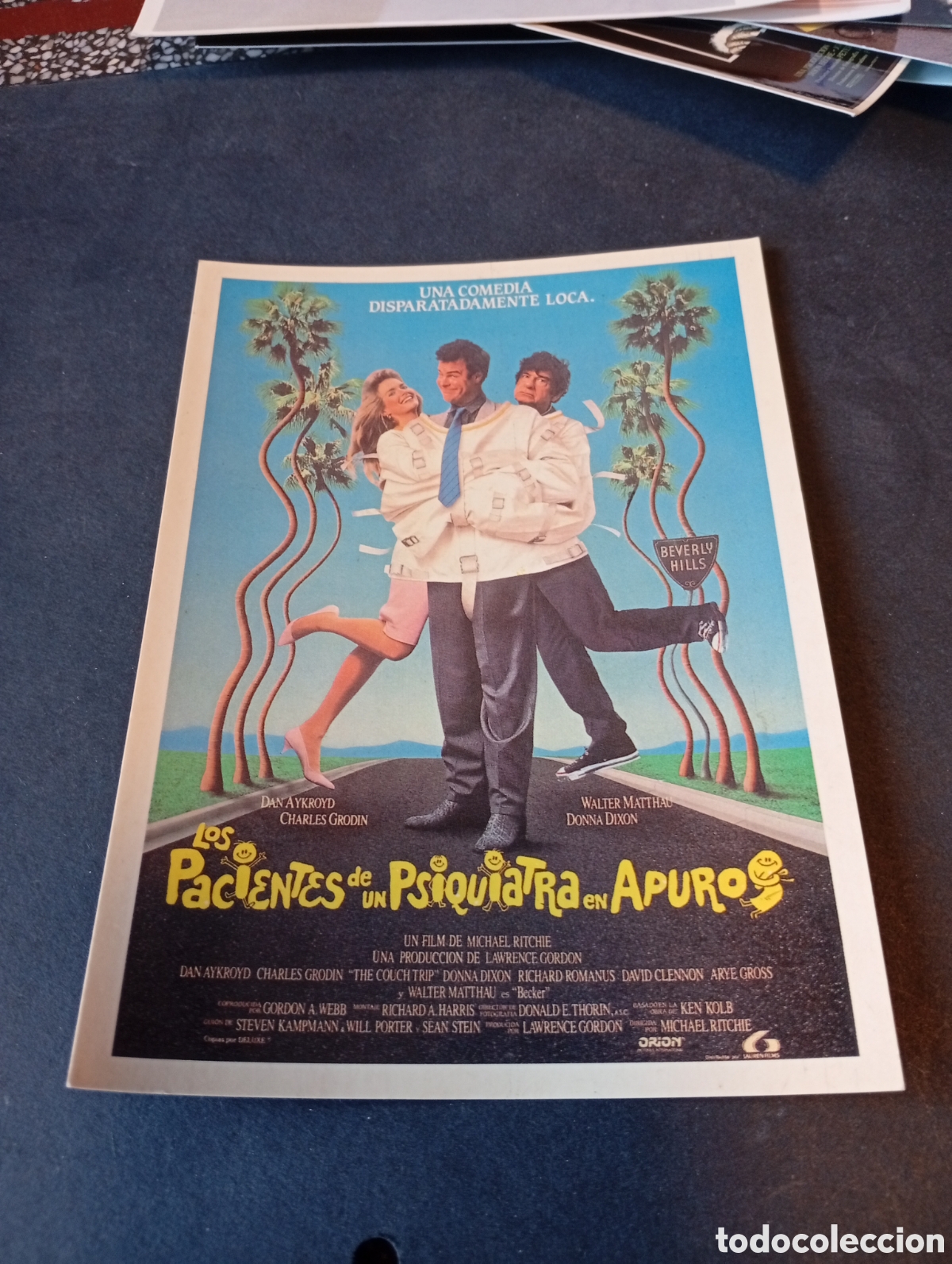 Postales: Postal Cine Los Pacientes de un Psiquiatra en apuros