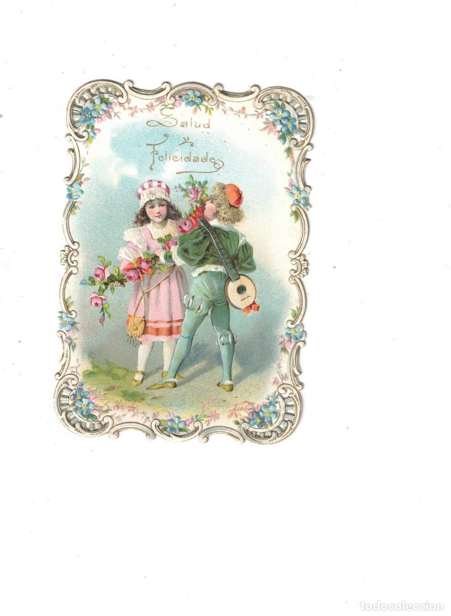 Postales: POSTAL TROQUELADA. PAREJA DE ENAMORADOS