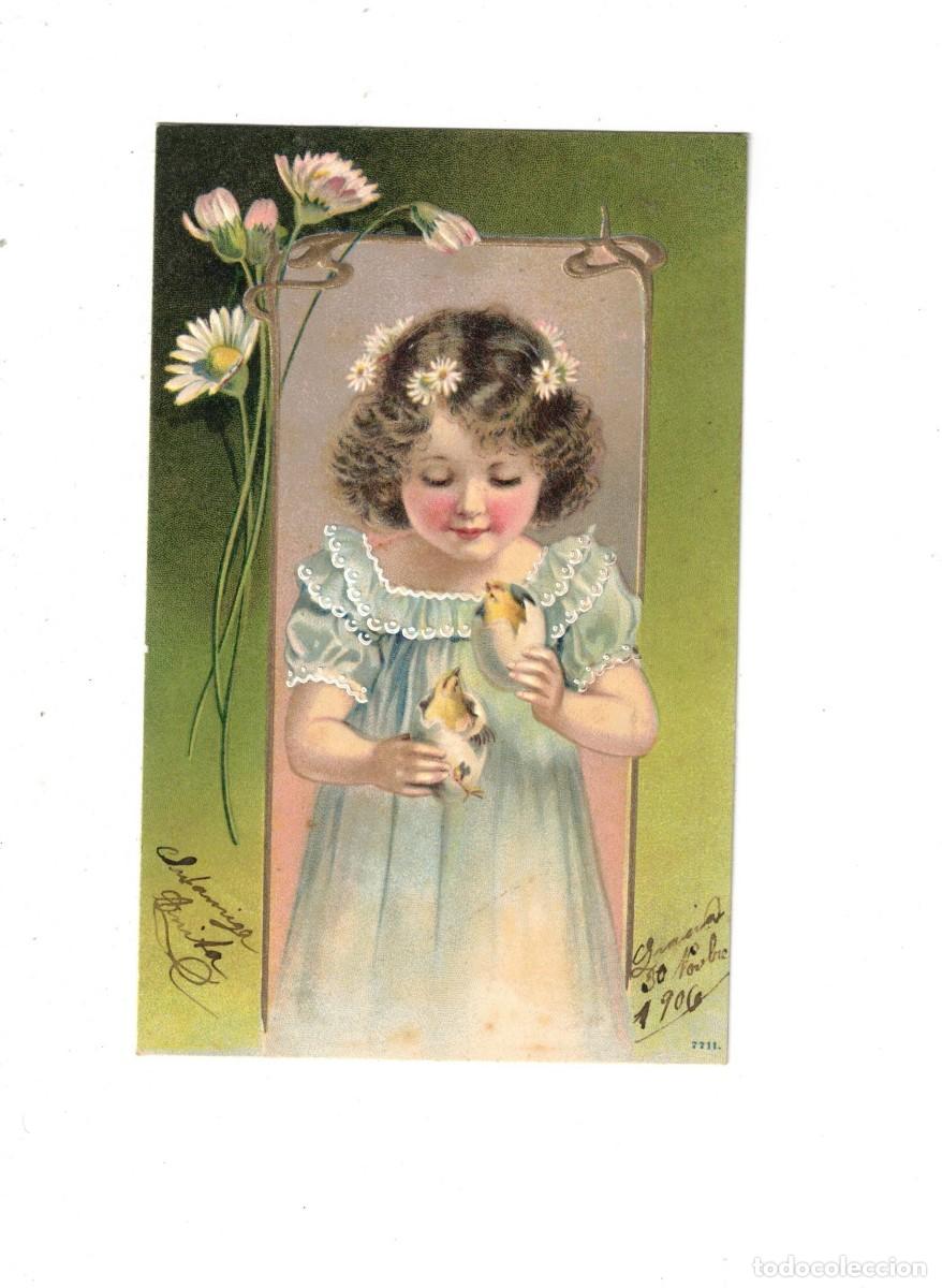 Postales: POSTAL TROQUELADA. EN RELIEVE 1906