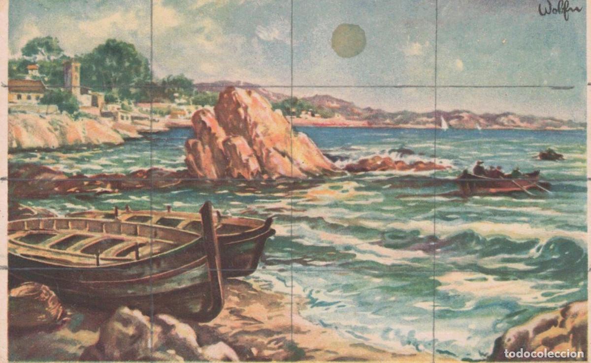 Postales: TARJETA POSTAL - PAISAJE MEDITERR&Aacute;NEO - WOLFN - SERIE 133/8 - EDICIONES COL&Oacute;N - BENISI