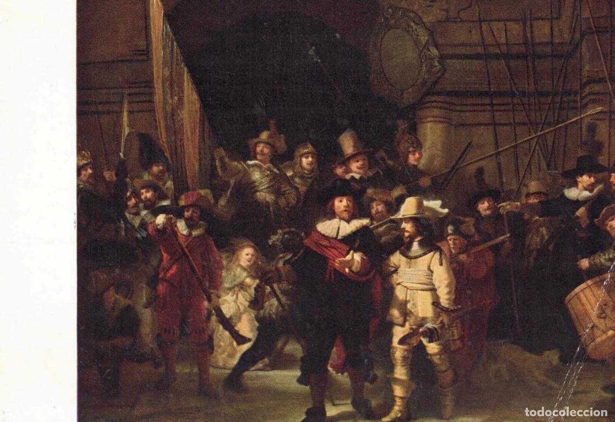 Cartes Postales: TARJETA POSTAL - LA RONDA DE NOCHE - RIJKSMUSEUM - AMSTERDAM - REMBRANDT - SIN CIRCULAR