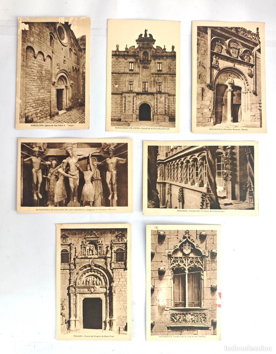 Postales: LOTE 7 POSTALES ANTIGUAS L. ROISIN &ndash; ED. ALMIRALL &ndash; MONUMENTOS DE ESPA&Ntilde;A &ndash; PRINCIPIOS SIGLO XX