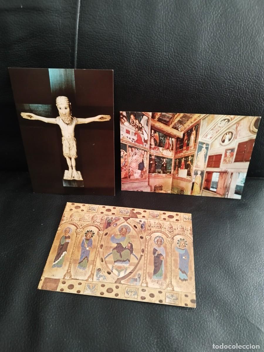 Postales: Lote de 3 tarjetas postales tem&aacute;tica roma, arte, escultura.