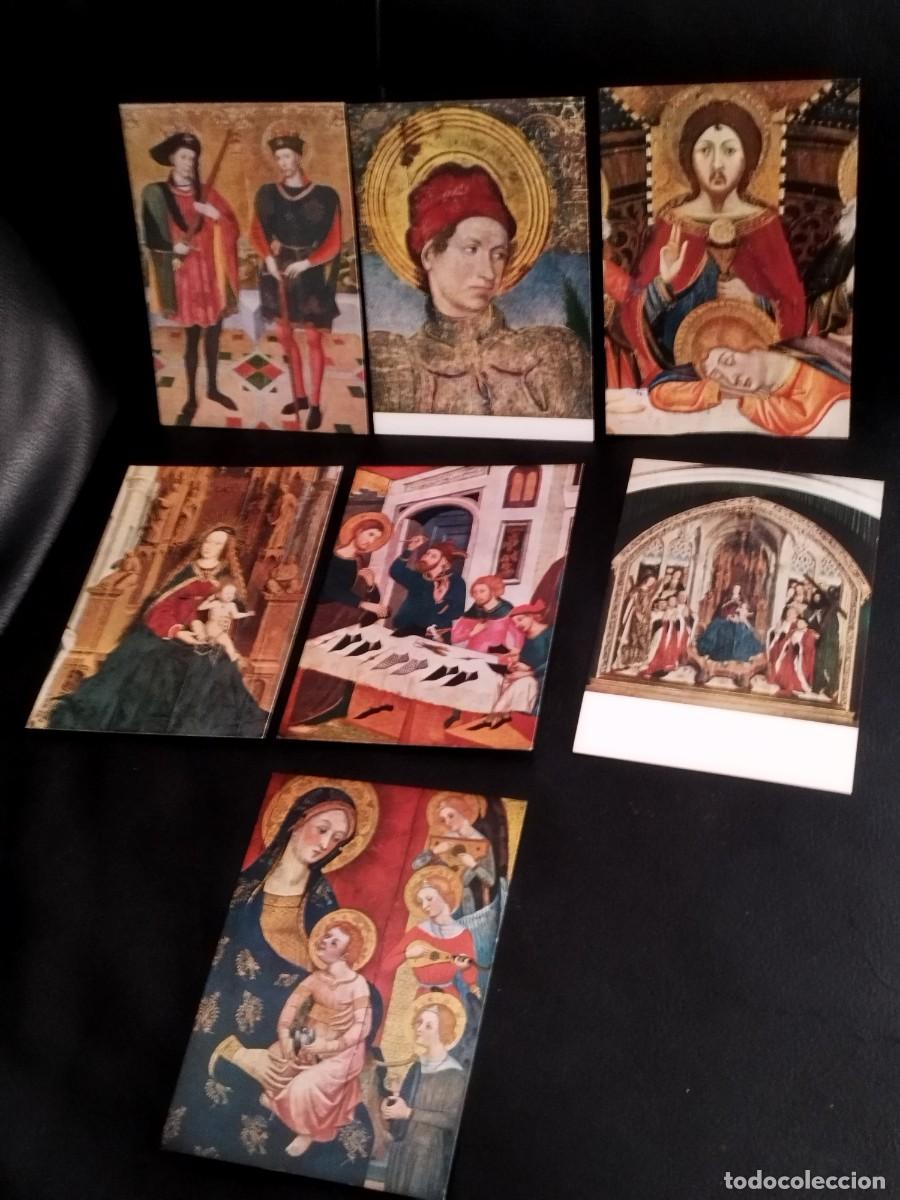 Postales: Lote de 6 tarjetas postales reproduccion retablo san marcos Zapatero barcelona.