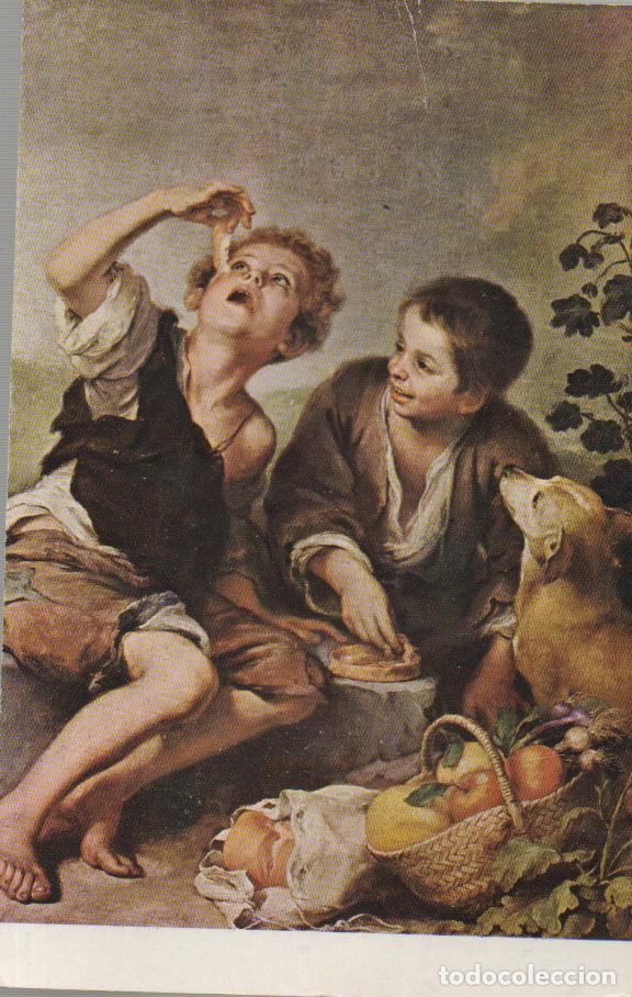 Postales: MURILLO, NI&Ntilde;OS COMIENDO PASTELES, SIN USAR