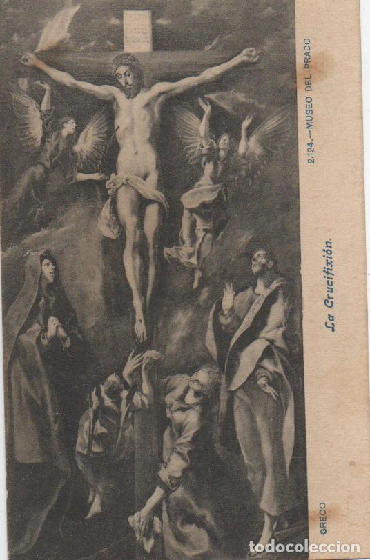 Cartes Postales: GRECO, LA CRUCIFIXION, CIRCULADA EN 1914