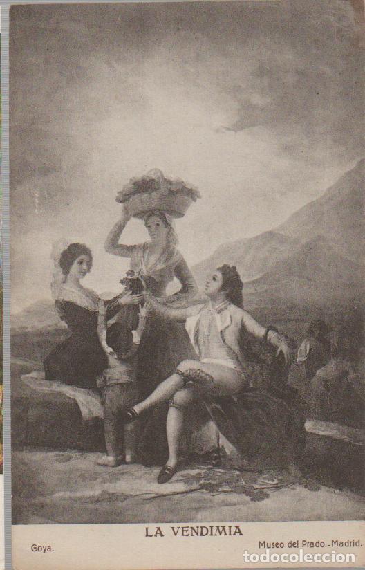 Postales: GOYA, LA VENDIMIA, EDITADA PORPALOMEQUE, SIN CIRCULAR