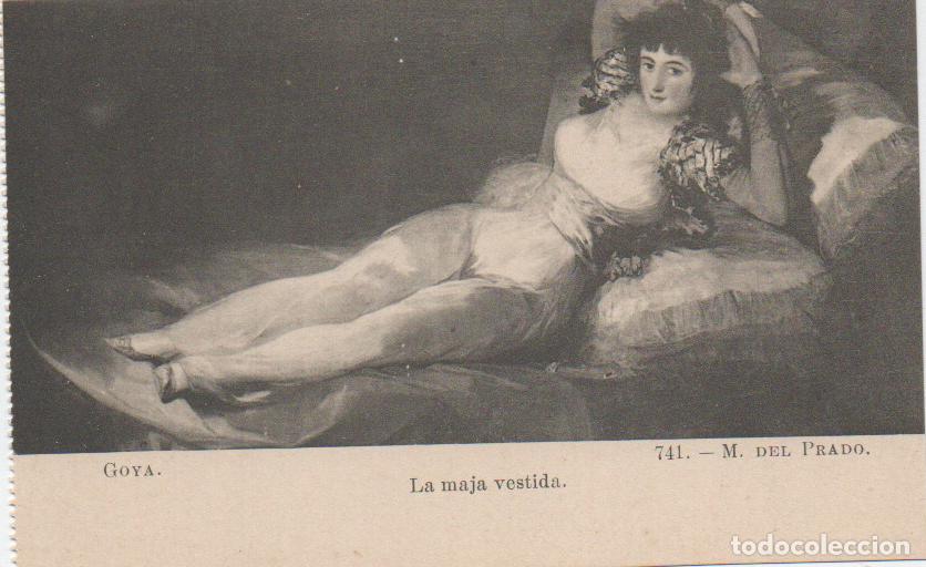 Postales: GOYA LA MAJA VESTIDA, POSTAL ANTIGUA, SIN USAR