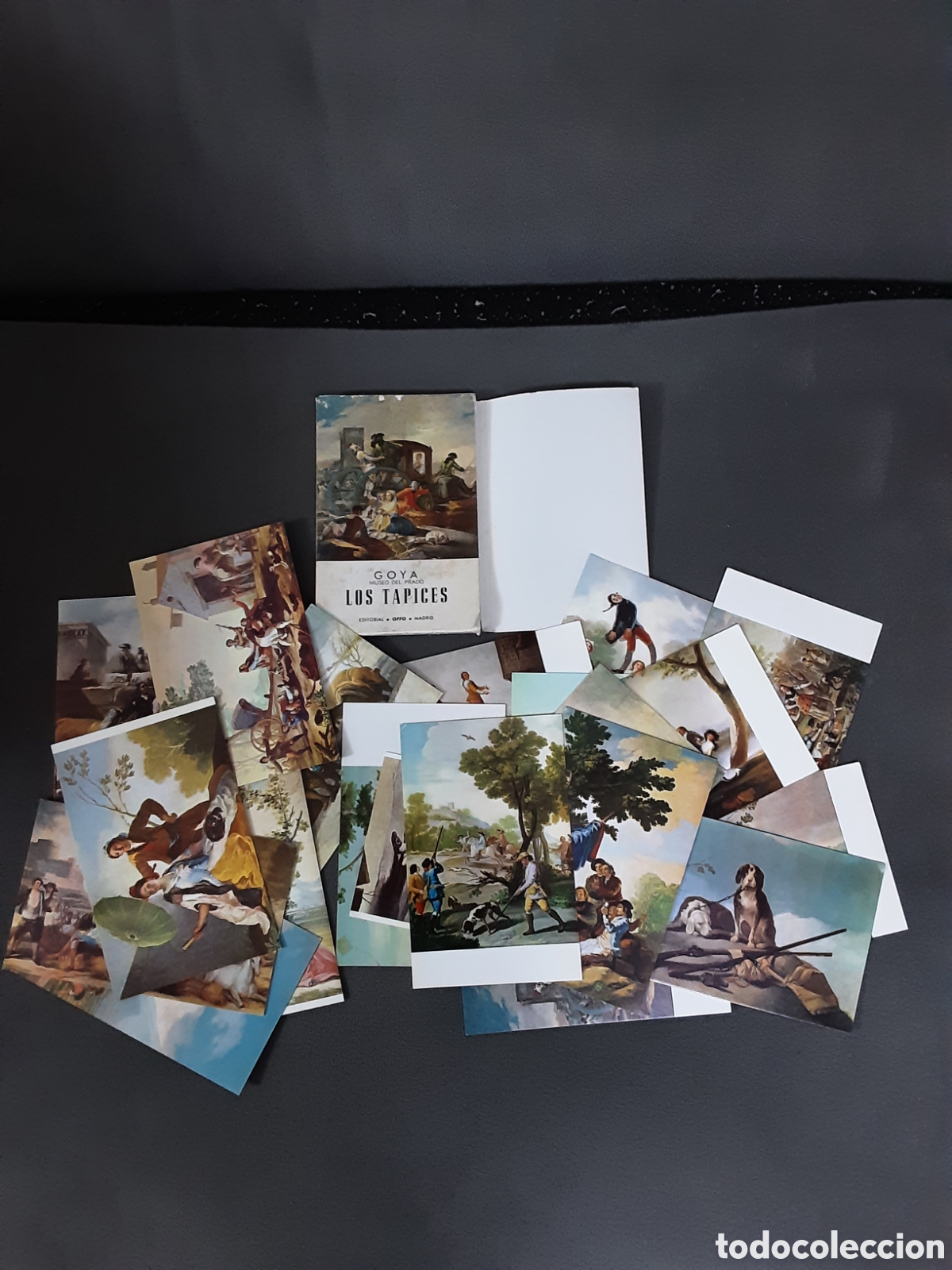 Postales: SET DE 20 POSTALES GOYA LOS TAPICES EN SU ESTUCHE 1961
