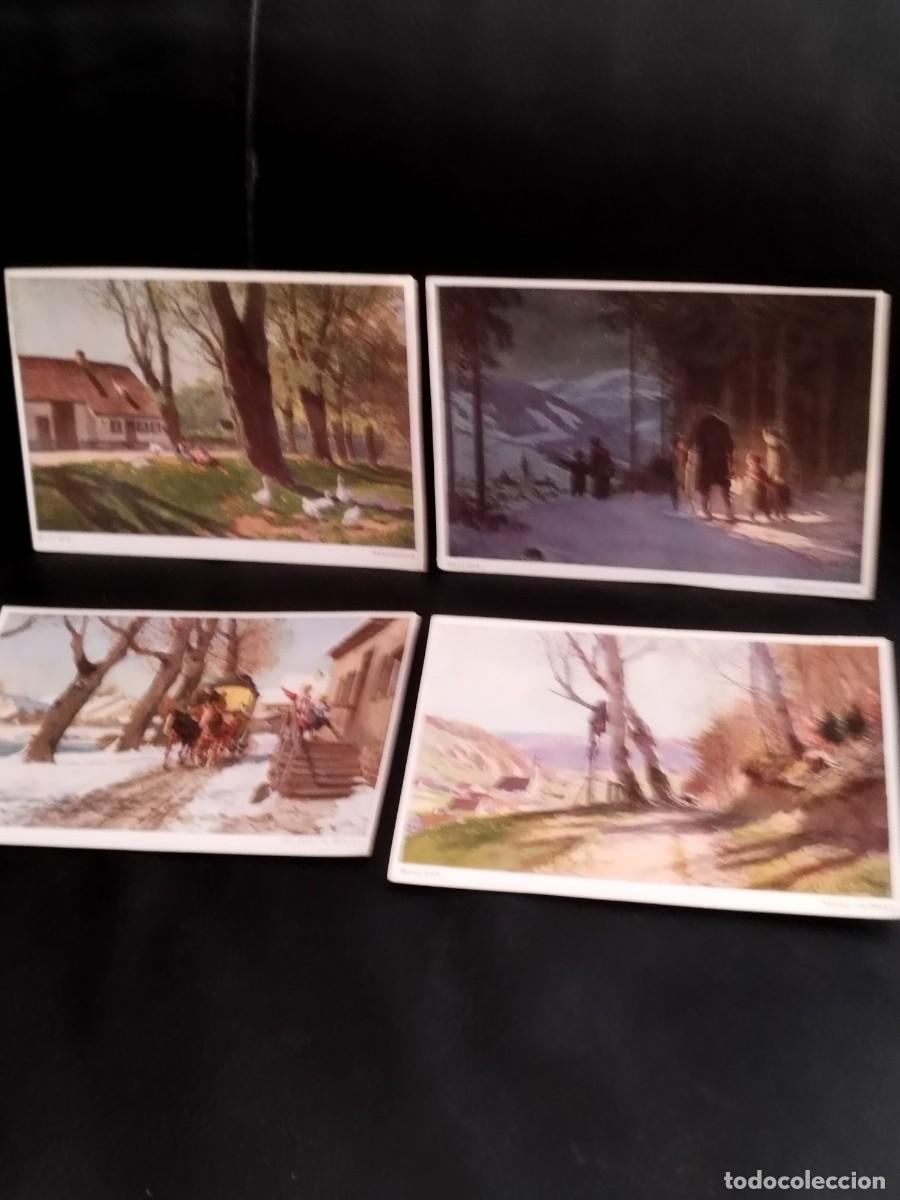 Postales: Coleccion de 4 tarjetas postales, F.A. Ackermanns Kunstverlag. Paul Hey. Alemanas.