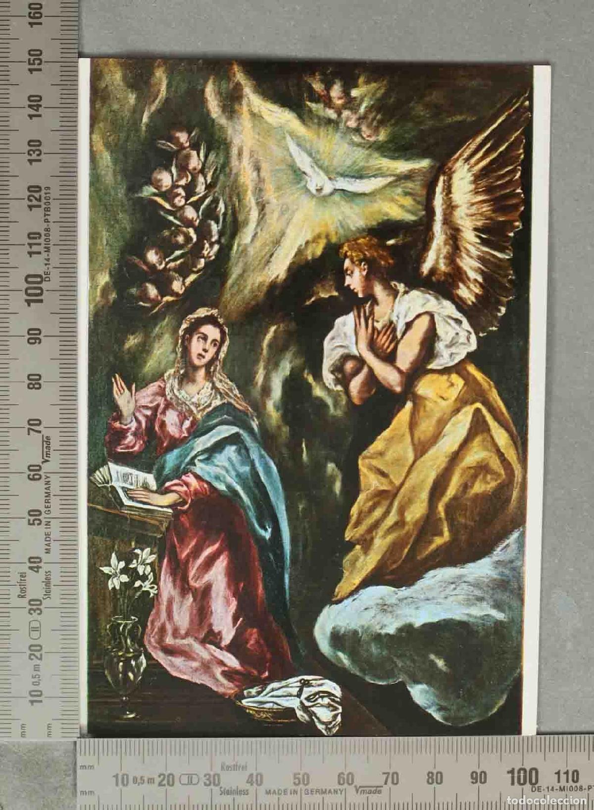 Cartes Postales: POSTAL. La Anunciaci&oacute;n - El Greco - &Oacute;leo sobre lienzo