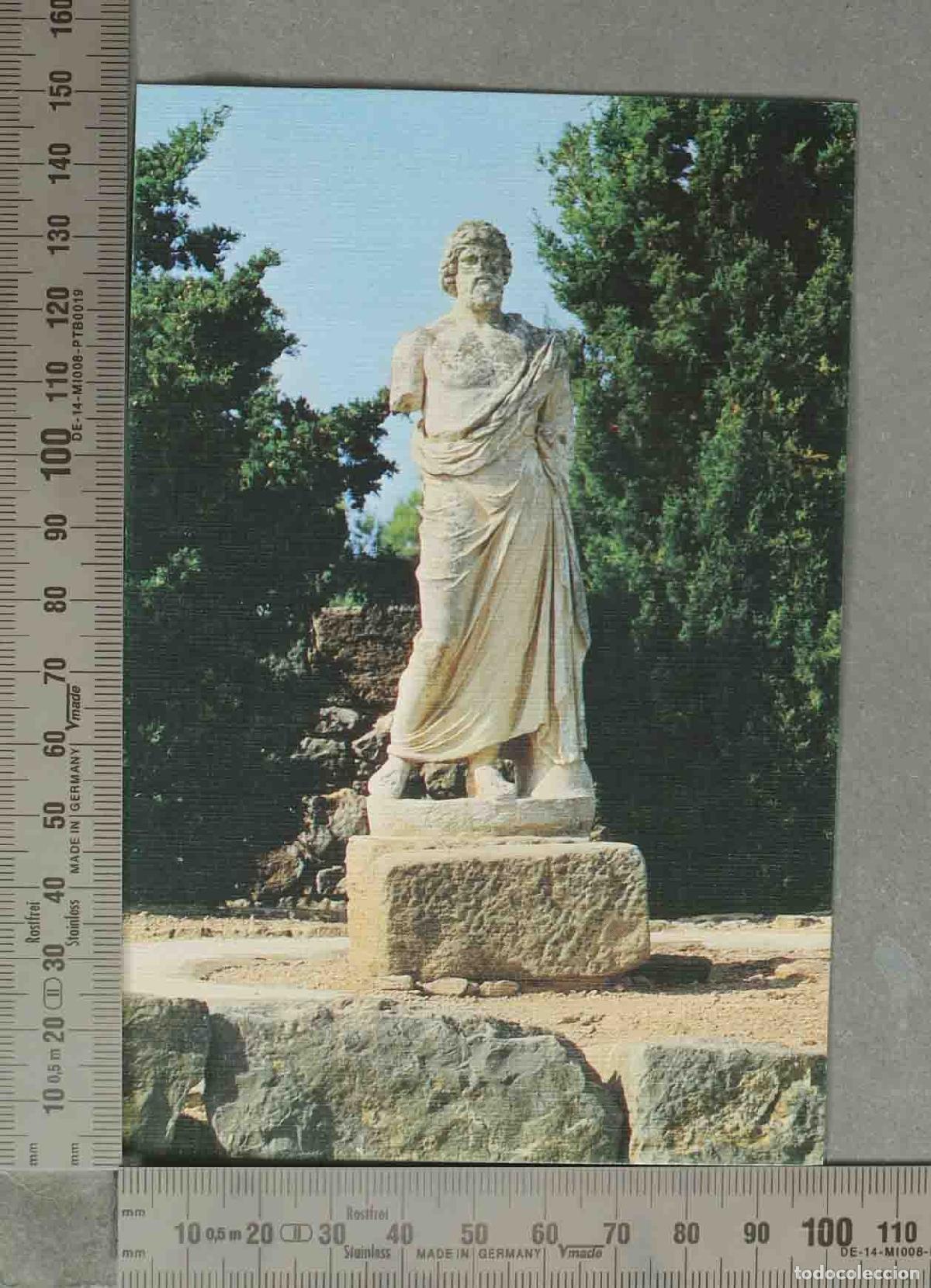 Cartes Postales: POSTAL. Ampurias - Estatua de Esculapio