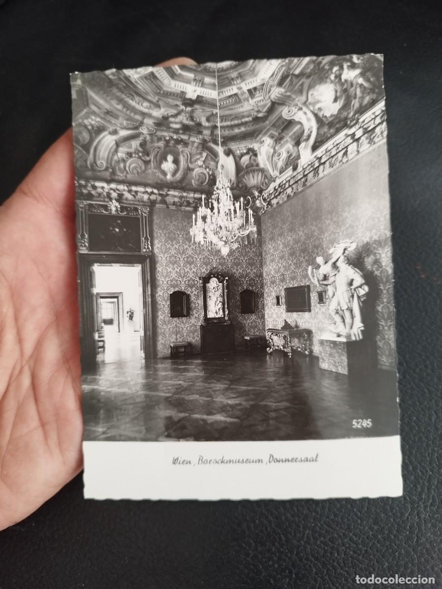 Postales: Tarjeta postal, Donnersaal en el Museo Barroco de Viena,