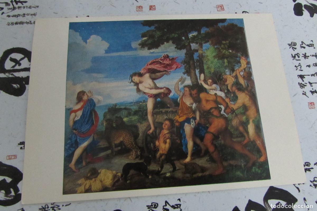 Postales: NATIONAL GALLERY TITIAN ESCRITA