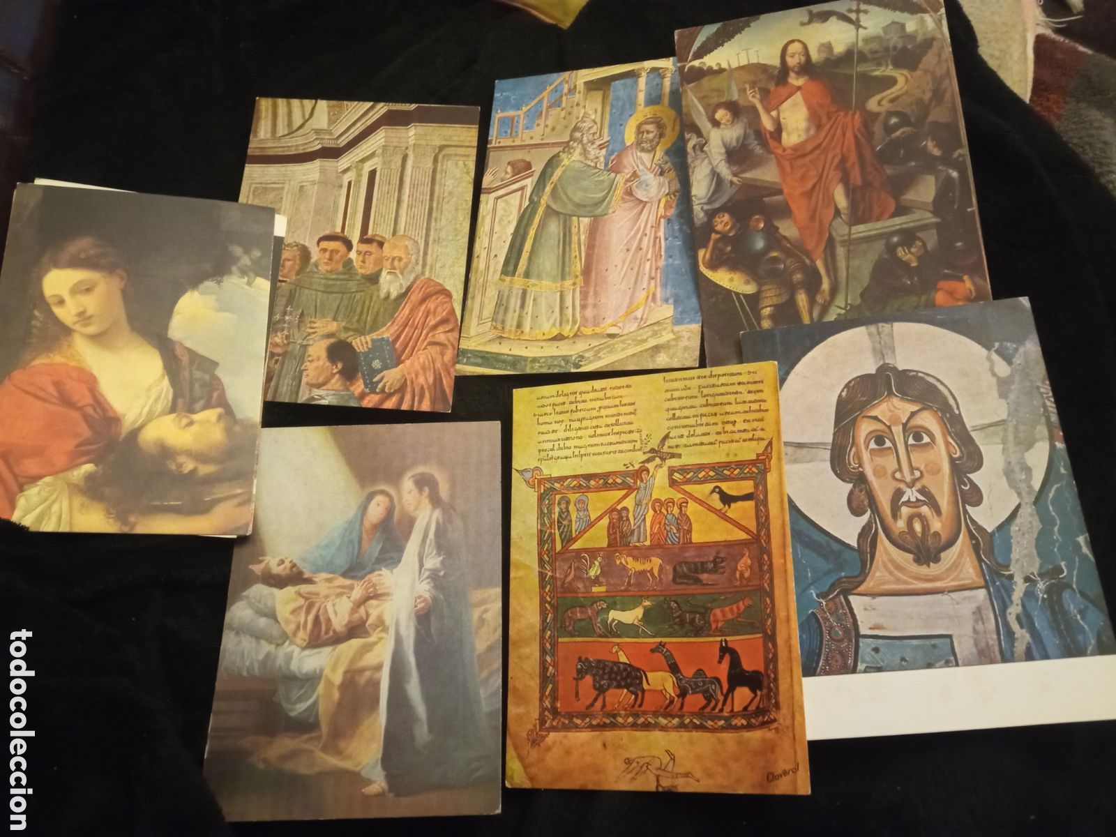 Cartes Postales: 10 antiguas postales de arte religioso, 5