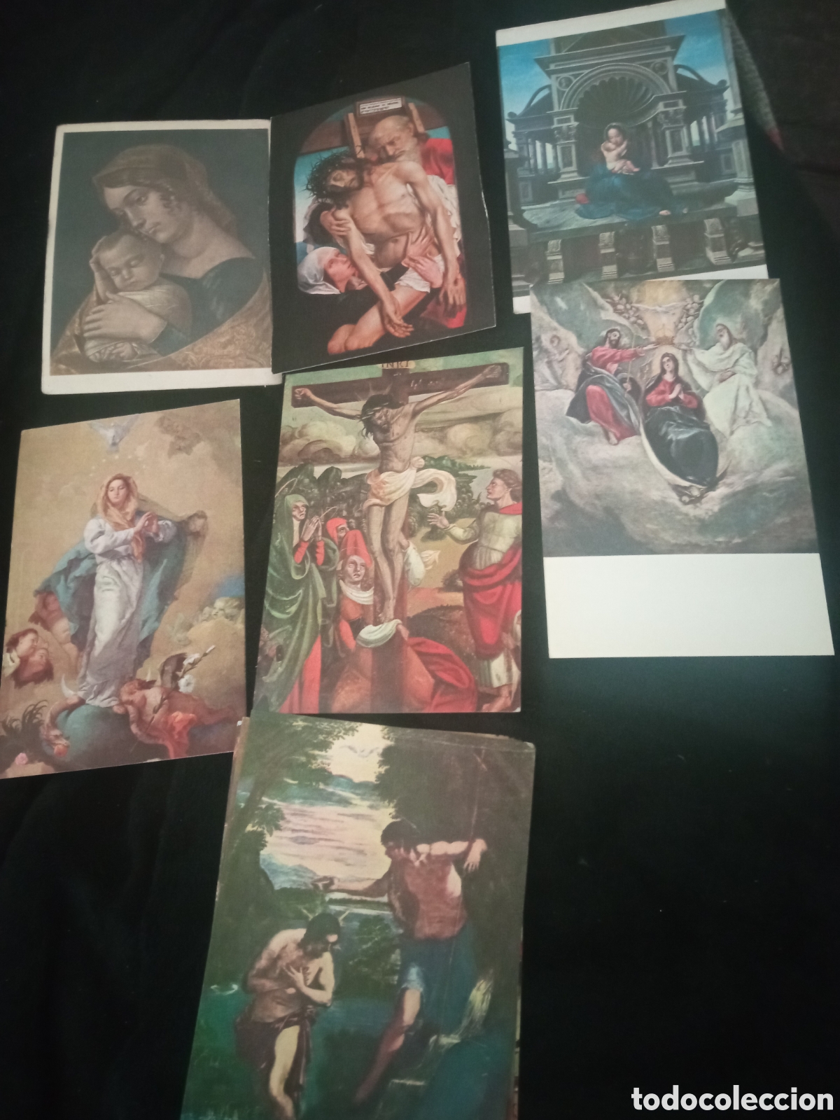 Postkarten: Lote de 10 antiguas postales de arte religioso, 12