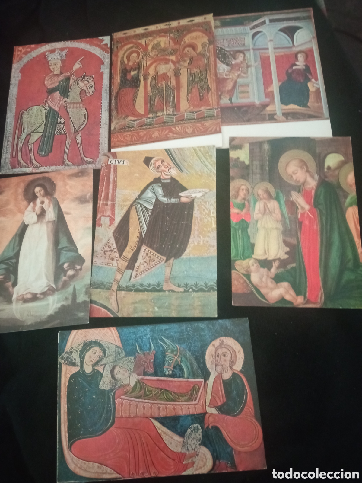 Postkarten: Lote de 10 antiguas postales de arte religioso, 13