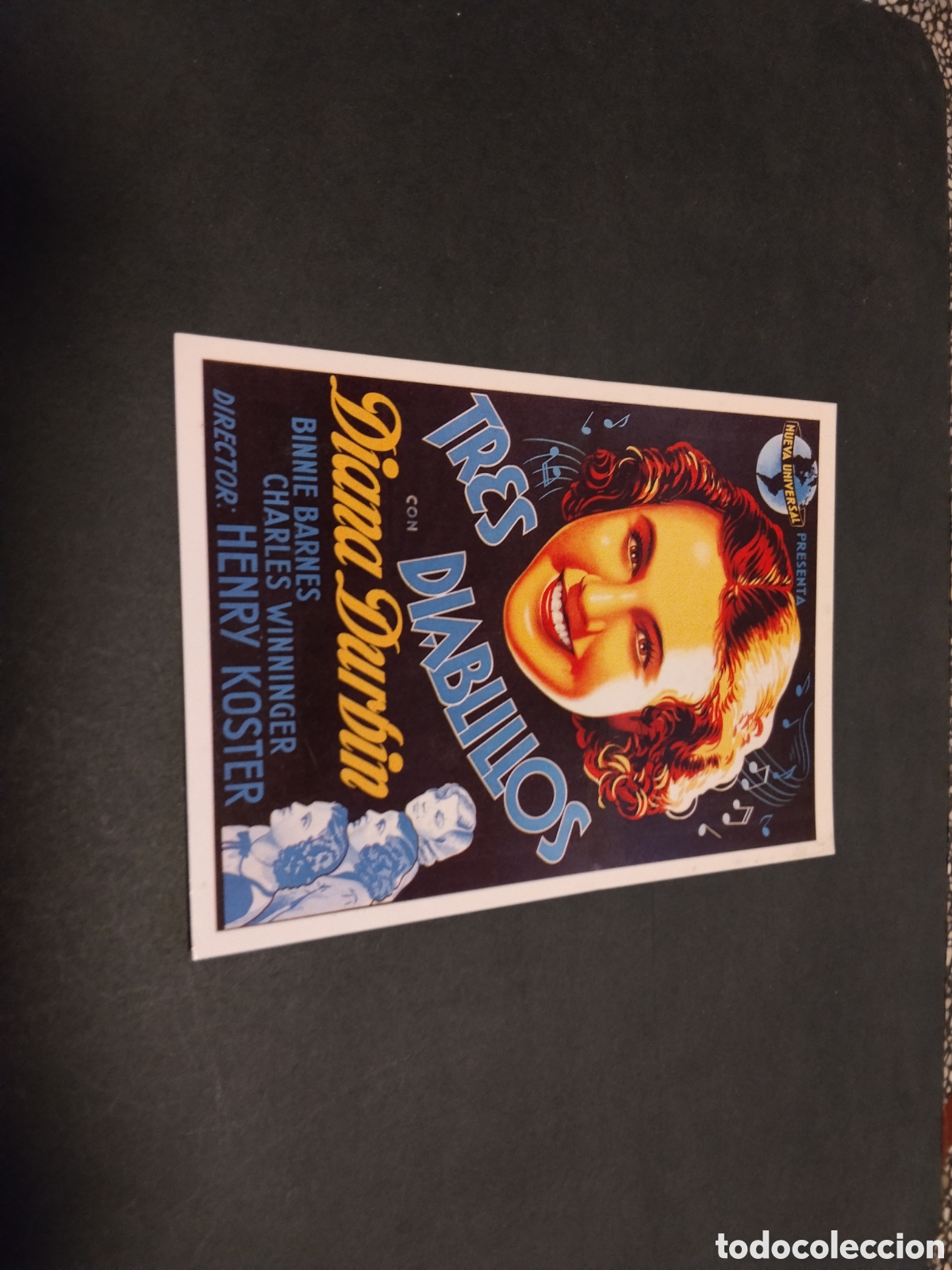 Postales: Postal cine tres diablillos