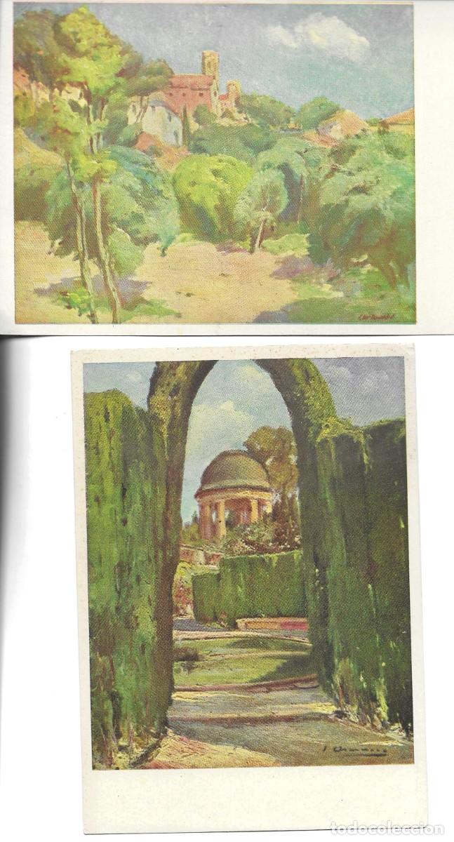 Postales: Lote de 5 postales de la Serie Pintores Espa&ntilde;oles Contempor&aacute;neos de Editorial Artigas 1950s