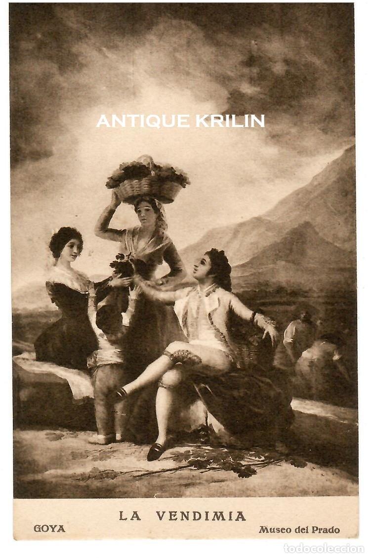 Postales: GOYA / LA VENDIMIA / MUSEO DEL PRADO / EDICION EXTRA MADRID / SIN FRANQUEAR