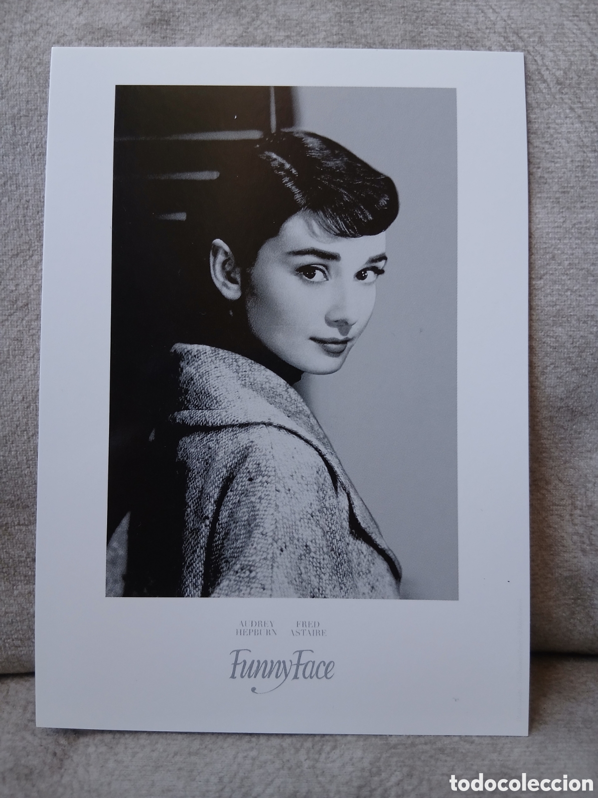 Postales: Postal Audrey Hepburn -Cara de &Aacute;ngel-