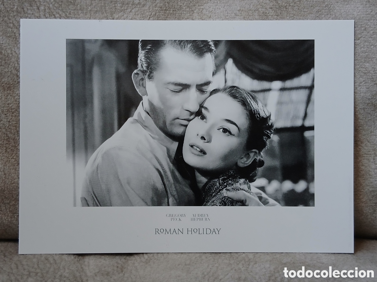 Postales: Postal Audrey Hepburn -Vacaciones en Roma-