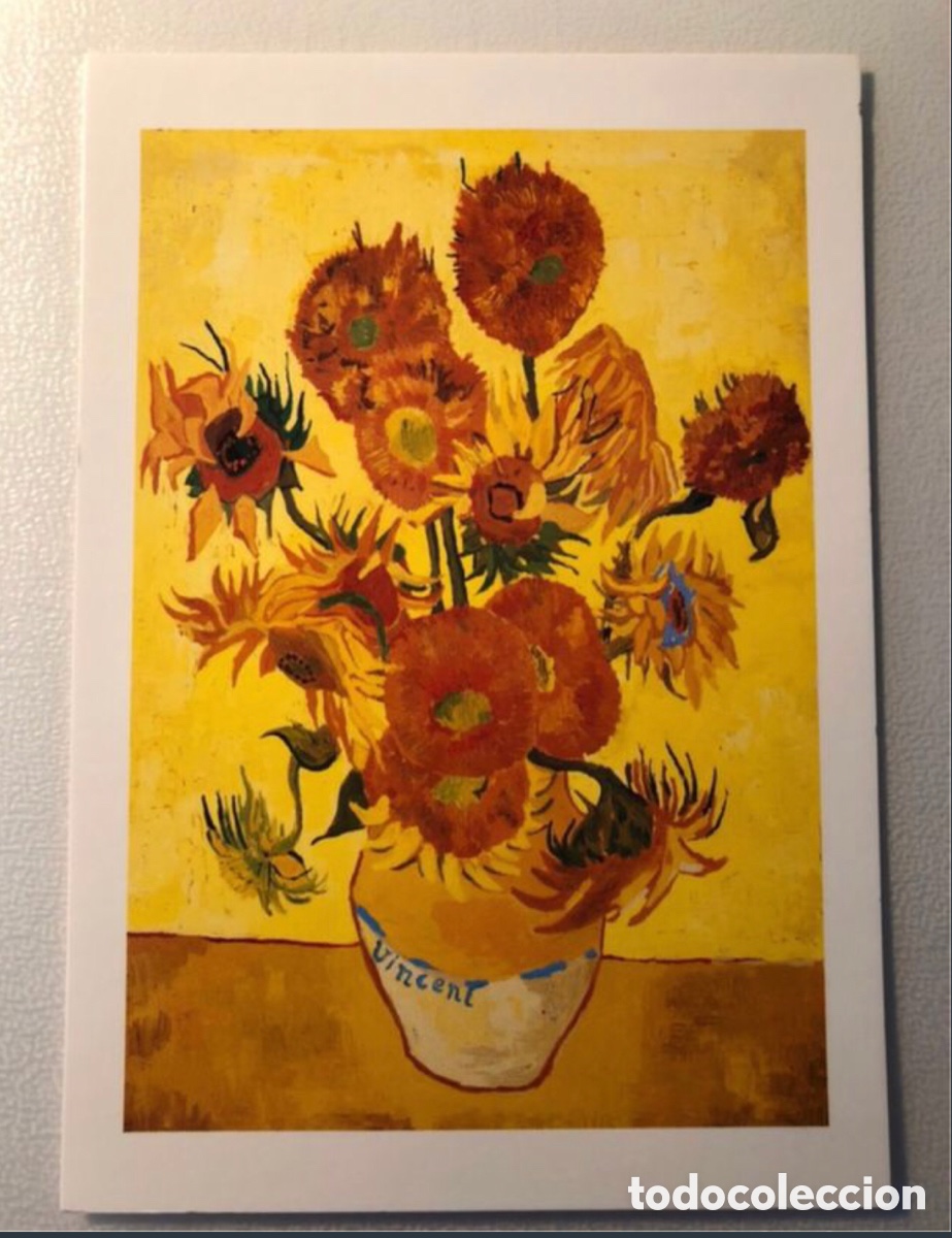 Postales: Postal de girasoles nueva