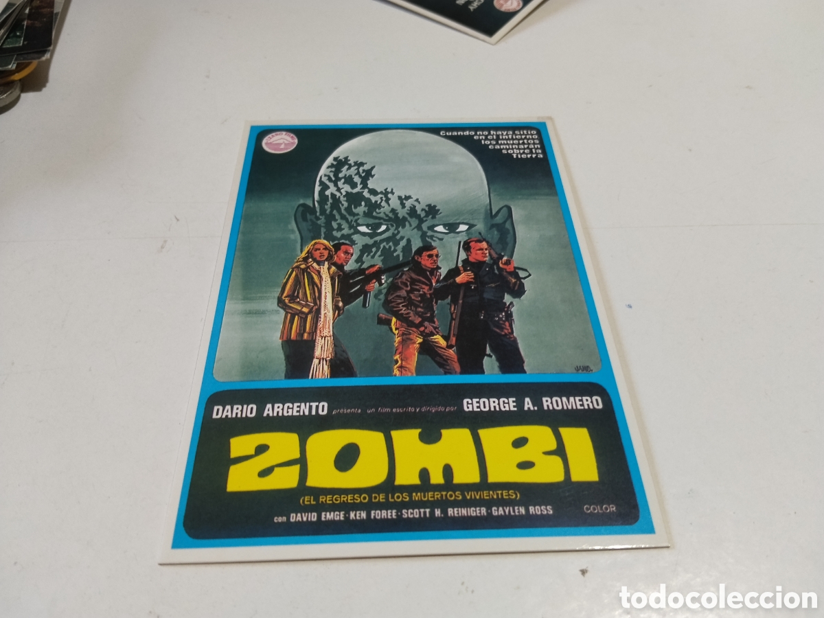 Postales: Postal cine zombi.....
