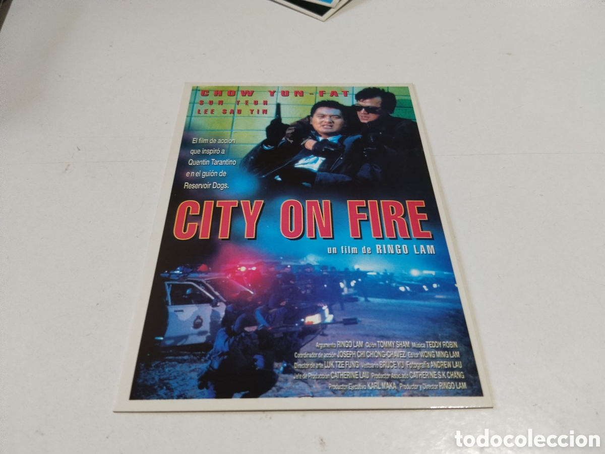 Postales: Postal cine city on Fire