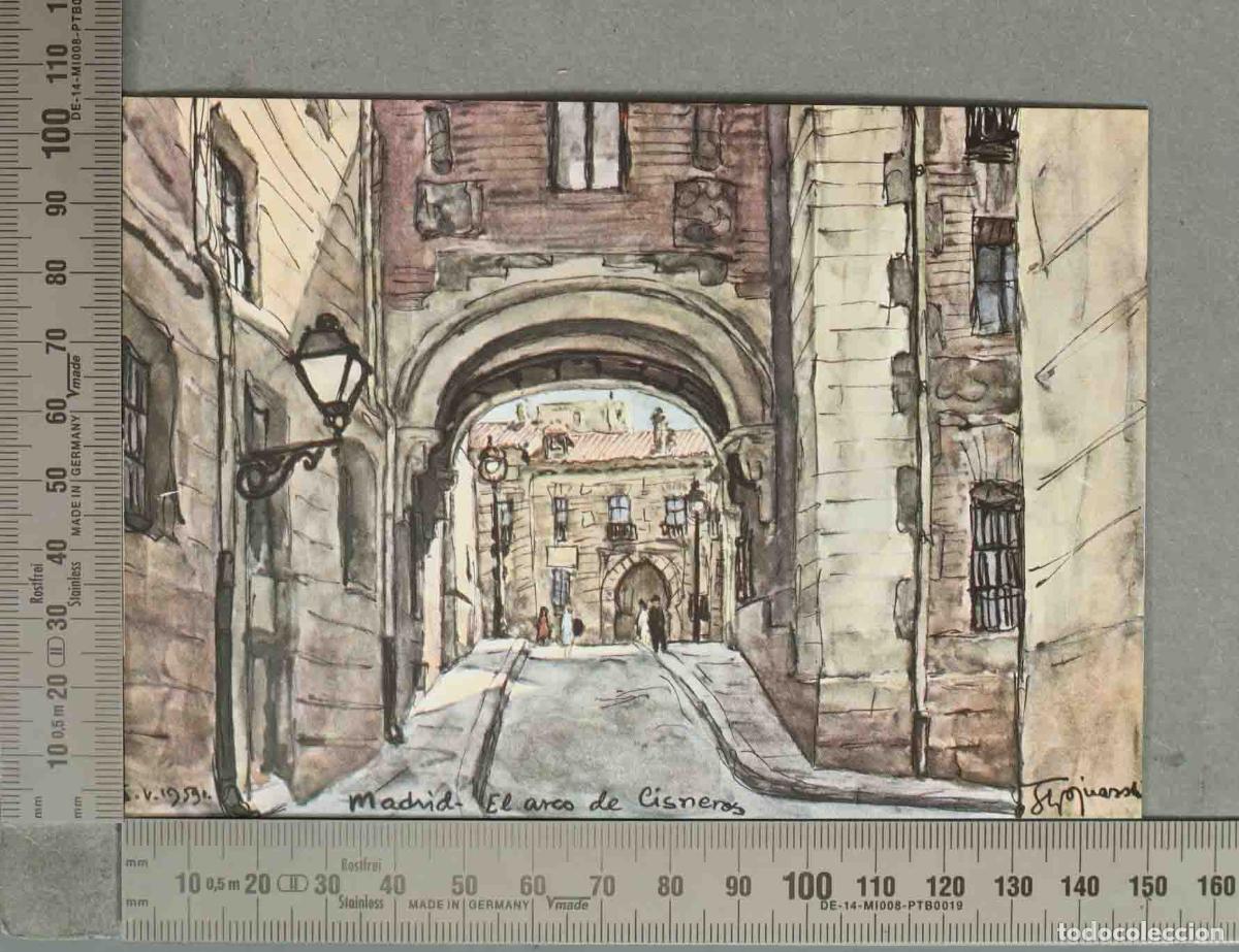 Postales: POSTAL. Madrid - El Arco de Cisneros