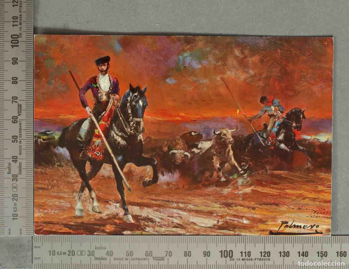 Postales: POSTAL. Ganadero - Oleo de Alfredo Palmero