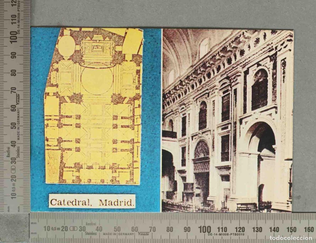 Postales: POSTAL. Catedral, Madrid - Planta y secci&oacute;n SAN ISIDRO