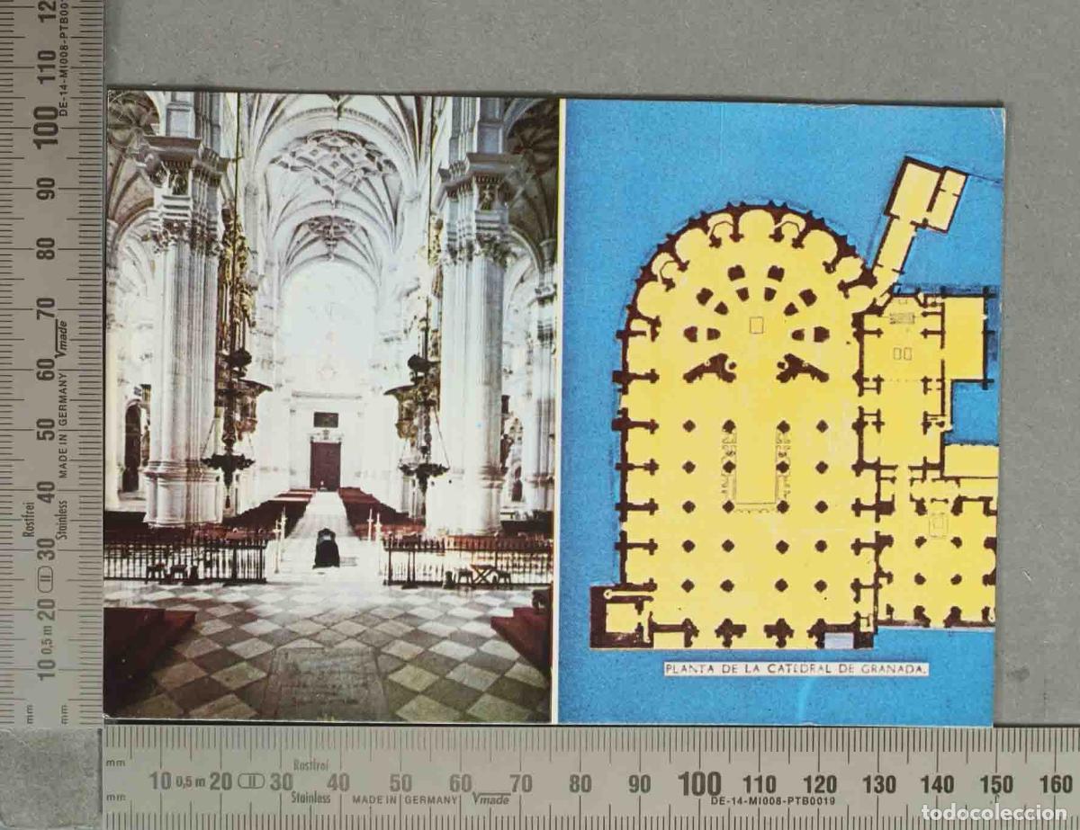 Postales: POSTAL. Planta de la Catedral de Granada