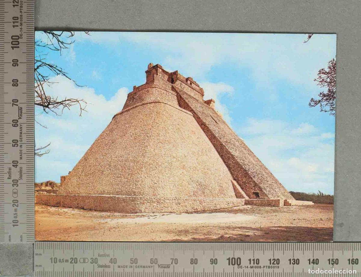 Postales: POSTAL. Uxmal - Pir&aacute;mide del Adivino