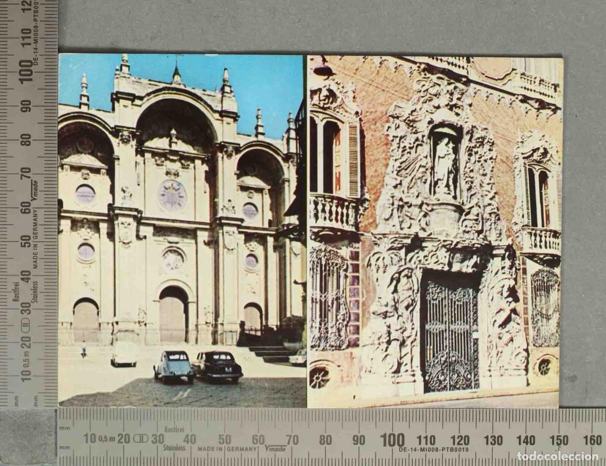 Postales: POSTAL. CANO. CATEDRAL DE GRANADA ROVIRA. FACHADA PALACIO MARQUES DE DOS AGUAS