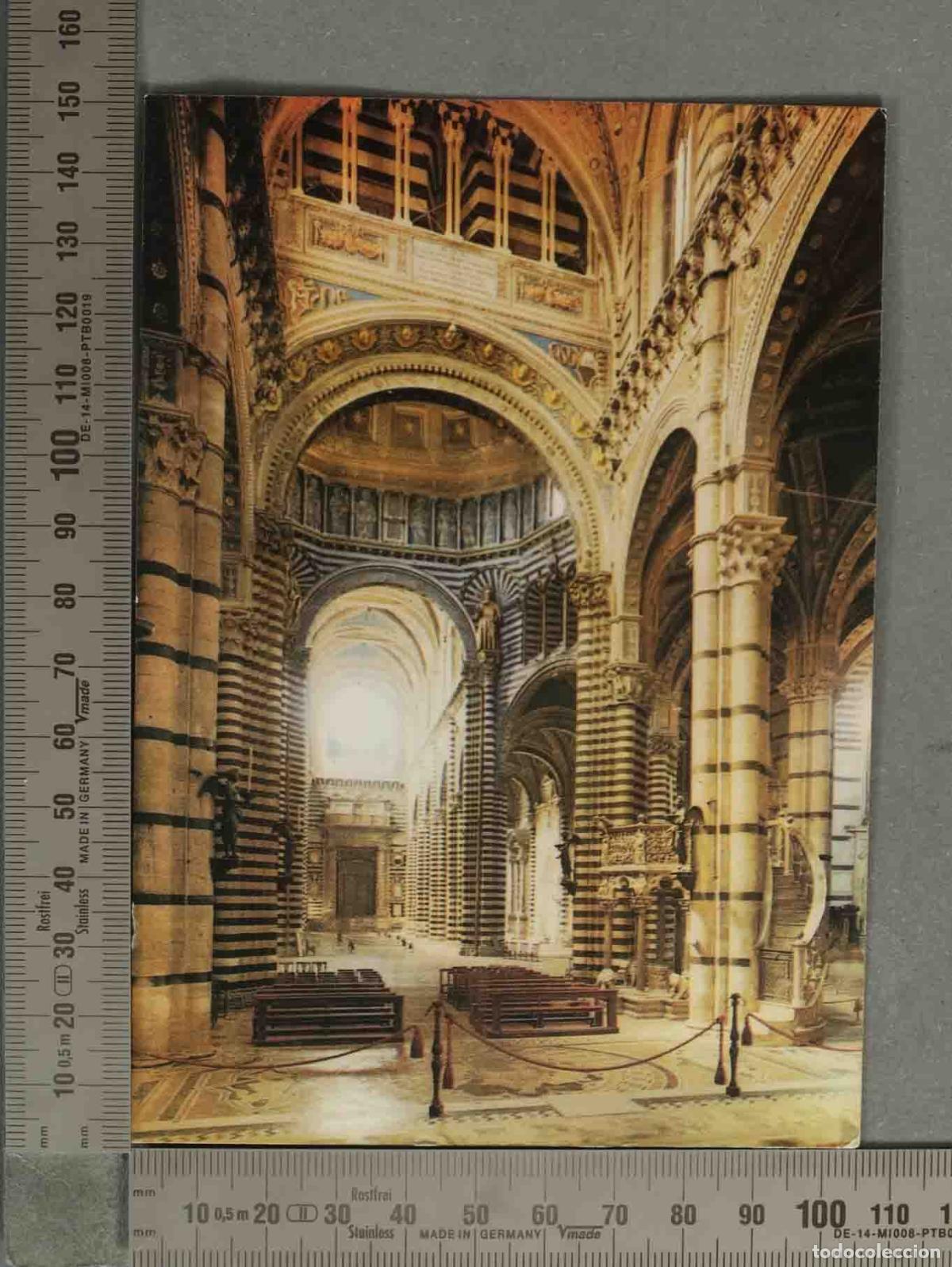 Postales: POSTAL. Arte Renacimiento - Vista del interior de la Catedral - Siena