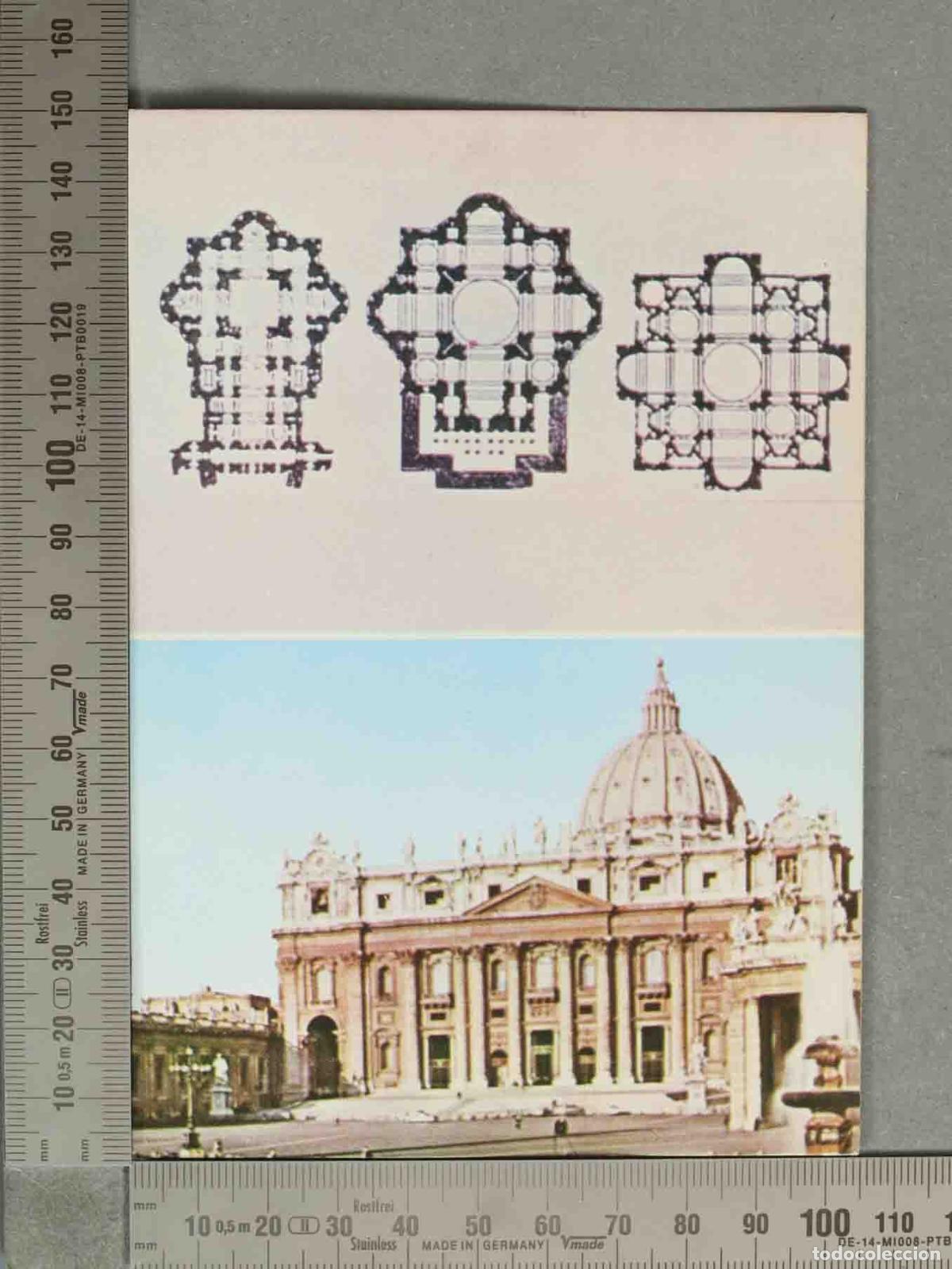 Postales: POSTAL. Bas&iacute;lica de San Pedro - Renacimiento Arquitectura - Sucesivas plantas / Conjunto exterior