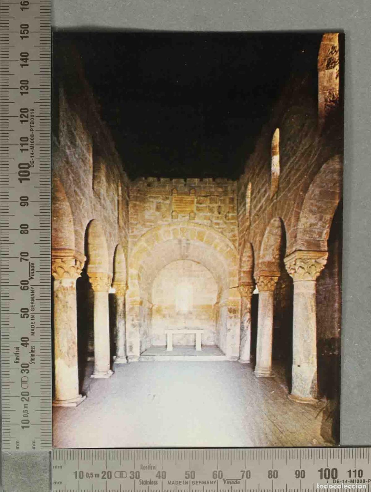 Postales: POSTAL. San Juan de Ba&ntilde;os. Interior - Arte visigodo