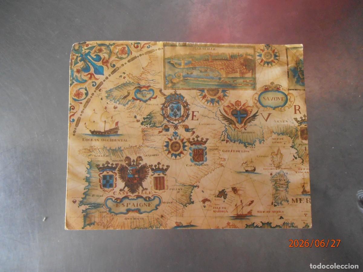 Cartes Postales: Carte Particuliere de la Mediterranee - Museo de la marina Par&iacute;s